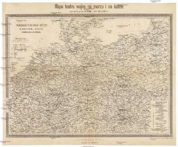 Mapa teatru wojny na morzu i na lądzie