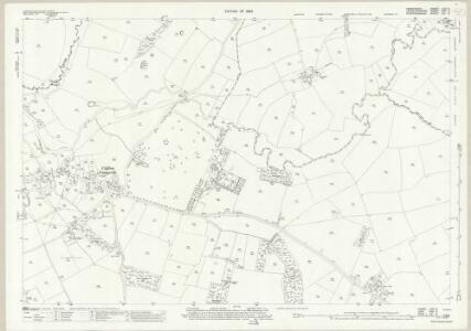 Derbyshire LXIII.9 (includes: Chilcote; Clifton Campville and Haunton; Lullington; Netherseal) - 25 Inch Map
