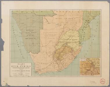 [LL.04752gk: 591/od/1899] [Recto], uit: Kaart van Zuid-Afrika : (Zuid-Afrikaansche Republiek, Oranje-Vrijstaat en aangrenzend gebied)