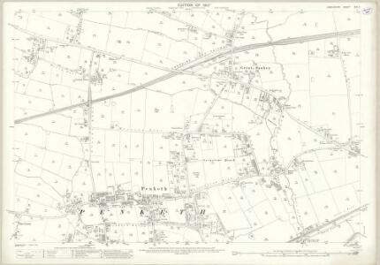 Lancashire CXV.3 (includes: Cuerdley; Great Sankey; Penketh) - 25 Inch Map