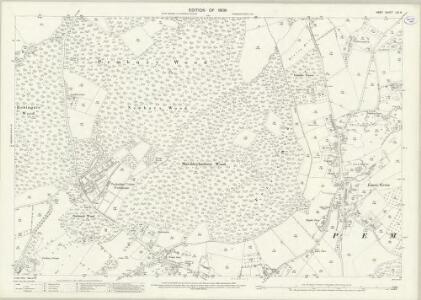Kent LXI.5 (includes: Pembury) - 25 Inch Map