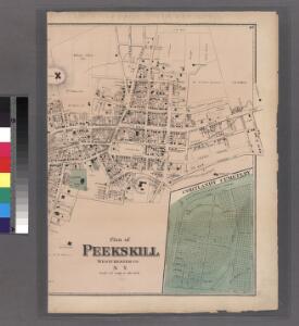 Plates 48 & 49: Plan of Peekskill, Westchester Co. N.Y.