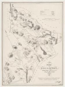Map of Holliston, Middlesex County, Mass