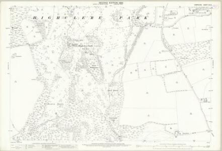 Hampshire and Isle of Wight VIII.8 (includes: Burghclere; Highclere) - 25 Inch Map