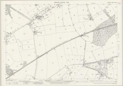 Norfolk LXXIV.11 (includes: Hethersett; Ketteringham; Wymondham) - 25 Inch Map