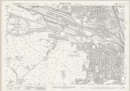 Cheshire LVI.7 (includes: Monks Coppenhall; Wistaston) - 25 Inch Map