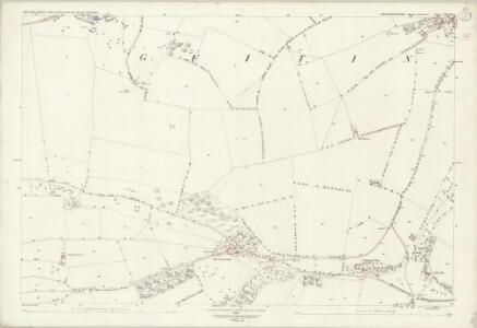 Gloucestershire XXVIII.1 (includes: Guiting Power; Hawling; Naunton) - 25 Inch Map