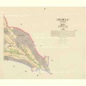 Liebenau (Lybnawa) - c4027-1-002 - Kaiserpflichtexemplar der Landkarten des stabilen Katasters