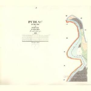 Pudlau (Pudlowo) - m2482-1-003 - Kaiserpflichtexemplar der Landkarten des stabilen Katasters