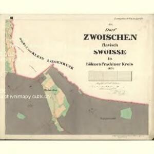Zwoischen - c7662-1-003 - Kaiserpflichtexemplar der Landkarten des stabilen Katasters