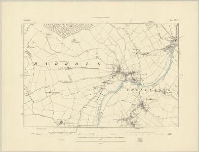 Bedfordshire VI.SW - OS Six-Inch Map