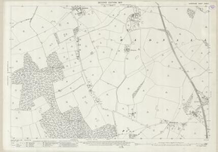 Shropshire XXVIII.7 (includes: Albrighton; Astley; Hadnall; Pimhill) - 25 Inch Map