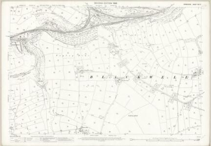 Derbyshire XXII.3 (includes: Blackwell; Chelmorton; Green Fairfield; Kingsterndale; Wormhill) - 25 Inch Map