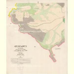 Stebusowes - c9207-1-004 - Kaiserpflichtexemplar der Landkarten des stabilen Katasters