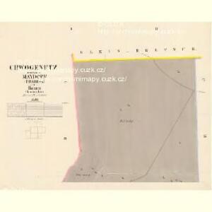 Chwogenetz - c2705-1-001 - Kaiserpflichtexemplar der Landkarten des stabilen Katasters