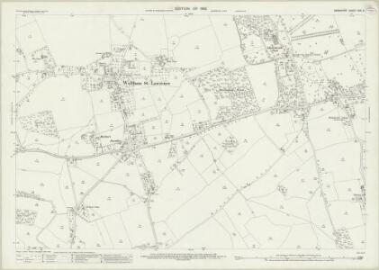 Berkshire XXX.12 (includes: Shottesbrooke; Waltham St Lawrence) - 25 Inch Map