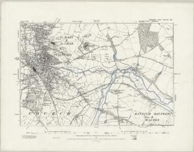 Staffordshire XXXVII.SW - OS Six-Inch Map