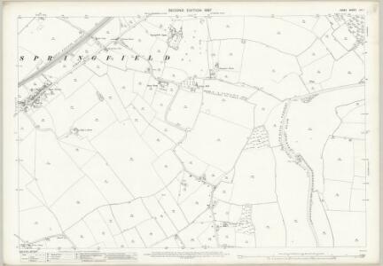Essex (1st Ed/Rev 1862-96) LIII.1 (includes: Chelmsford; Little Baddow; Springfield) - 25 Inch Map