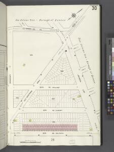 Queens V. 2, Plate No. 30 [Map bounded by Old Bowery Bay Rd., Jackson Ave., 18th Ave., Broadway]