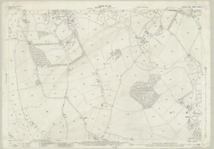 Suffolk LXXIII.4 (includes: Chelsworth; Lindsey; Monks Eleigh; Nedging with Naughton; Semer) - 25 Inch Map