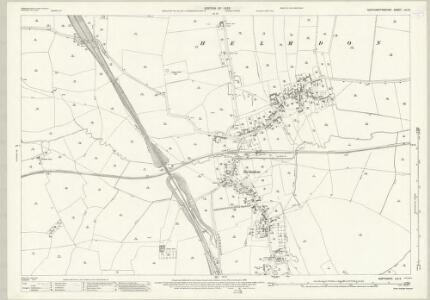 Northamptonshire LIX.2 (includes: Greatworth; Helmdon; Sulgrave) - 25 Inch Map