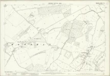 Berkshire XLII.10 (includes: East Woodhay; Hampstead Marshall; Kintbury; West Woodhay) - 25 Inch Map