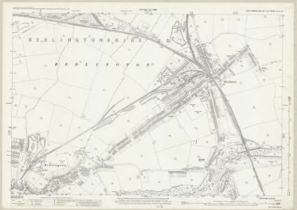 Northumberland (New Series) LXX.13 (includes: Bedlington; Blyth) - 25 Inch Map