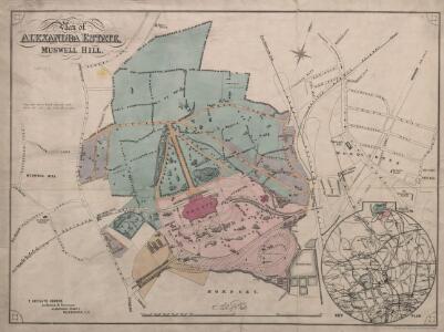 Plan of Alexandra Estate, Muswell Hill.