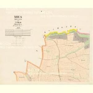 Mies (Stribro) - c7470-1-001 - Kaiserpflichtexemplar der Landkarten des stabilen Katasters