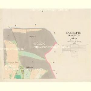 Kallischt (Kallisste) - c2987-1-002 - Kaiserpflichtexemplar der Landkarten des stabilen Katasters