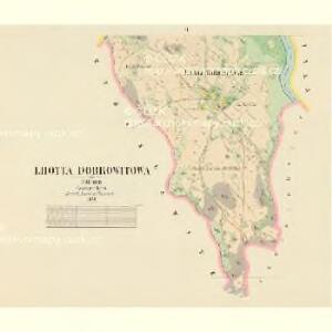 Lhotta Dobrowitowa - c1196-1-002 - Kaiserpflichtexemplar der Landkarten des stabilen Katasters