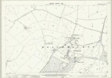 Bedfordshire IV.7 (includes: Melchbourne and Yelden) - 25 Inch Map