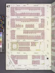 Manhattan, V. 7, Plate No. 47 [Map bounded by W. 120th St., Lenox Ave., W. 115th St., 7th Ave.]