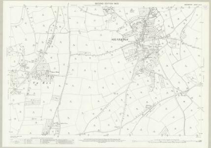 Devon LVI.15 (includes: Bickleigh; Rewe; Silverton; Thorverton) - 25 Inch Map