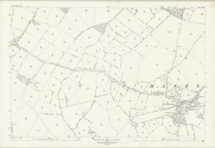 Northamptonshire XXIII.15 (includes: Haselbech; Naseby) - 25 Inch Map
