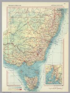 Australia - South-East.  Pergamon World Atlas.