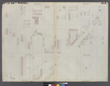 [Plate 33: Map bounded by Third Place, Smith Street, Bush Street, Clinton Street, Hamilton Avenue, Henry Street]