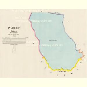 Padert - c5619-1-003 - Kaiserpflichtexemplar der Landkarten des stabilen Katasters