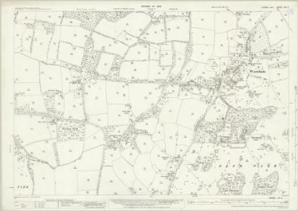 Sussex XIII.3 (includes: Slinfold; Warnham) - 25 Inch Map
