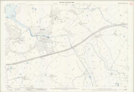 Cheshire LVII.9 (includes: Barthomley; Crewe; Weston) - 25 Inch Map