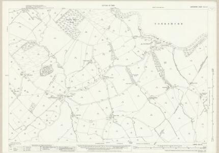 Lancashire XLVI.10 (includes: Aighton Bailey And Chaigley; Bowland Forest Low; Bowland With Leagram; Thornley With Wheatley) - 25 Inch Map