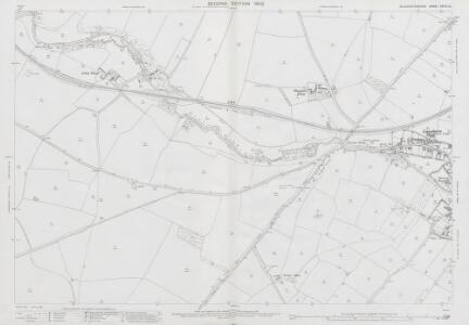 Gloucestershire XXVIII.12 (includes: Aston Blank; Bourton on the Water; Lower Slaughter; Upper Slaughter) - 25 Inch Map