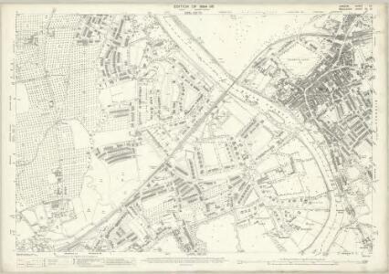 London (Edition of 1894-96) CX (includes: Heston and Isleworth; Richmond; Twickenham St Mary The Virgin) - 25 Inch Map
