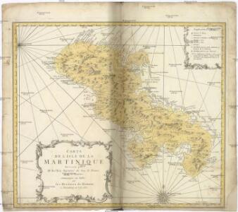 Carte de l'isle de la Martinique