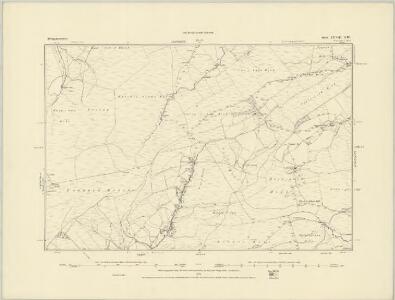 Montgomeryshire XXVIII.SE - OS Six-Inch Map