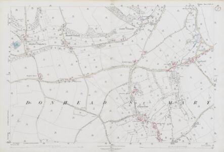 Wiltshire LXIX.13 (includes: Donhead St Mary) - 25 Inch Map