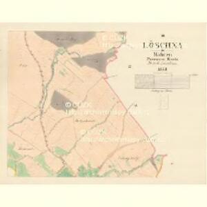 Löschna - m1503-1-002 - Kaiserpflichtexemplar der Landkarten des stabilen Katasters
