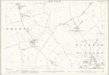 Essex (1st Ed/Rev 1862-96) XII.9 (includes: Gestingthorpe; Wickham St Paul) - 25 Inch Map