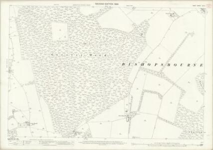 Kent LVI.4 (includes: Bishopsbourne; Bridge) - 25 Inch Map