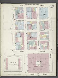 Manhattan, V. 1, Plate No. 17 [Map bounded by West St., Laight St., Varick St., North Moore St.]